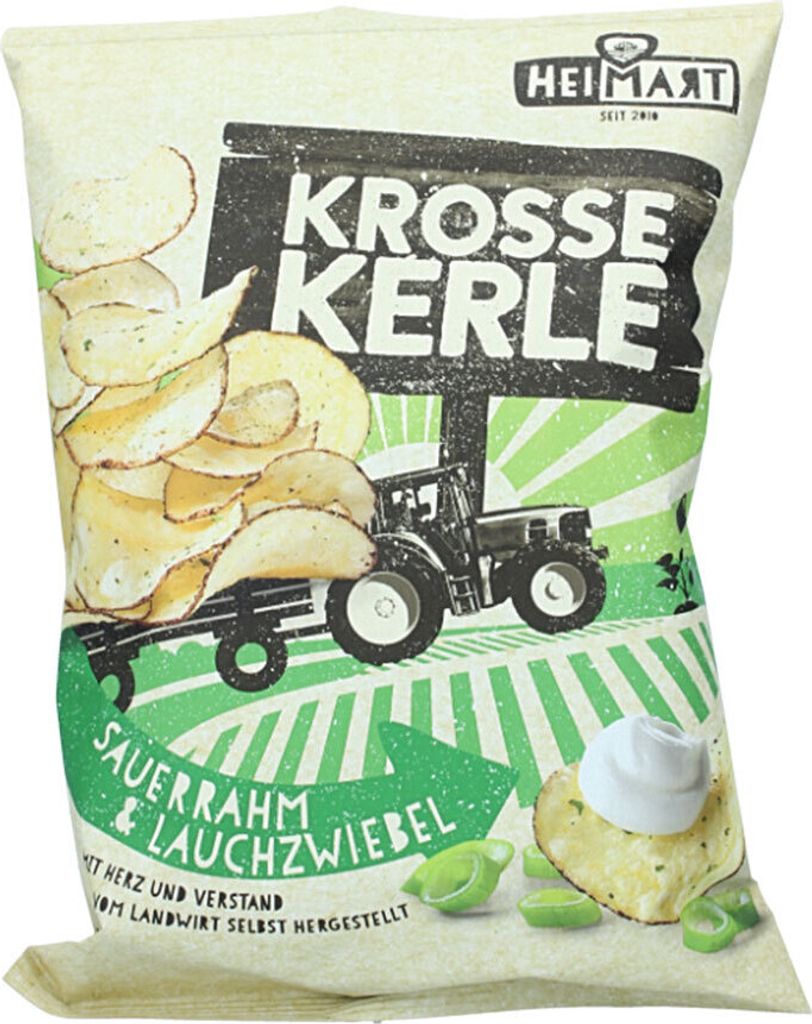 HeiMart Krosse Kerle Sauerrahm & Lauchzwiebel 115g Produktbild 