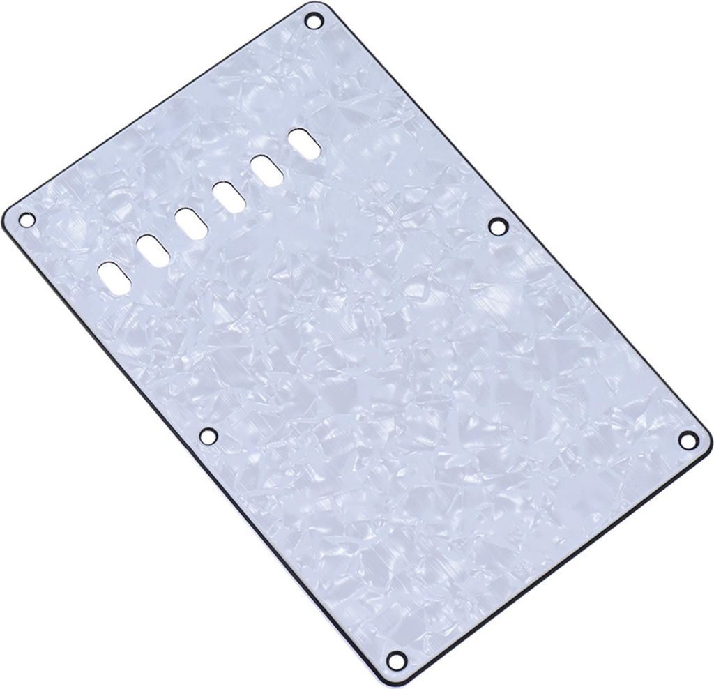Pickguard, Gitarrenabdeckung Pickguard Tremolo Hohlraum Abdeckung Backplate Gitarren -Back Backplate fr Moderne E -Gitarre (WHITE)