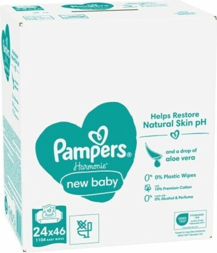 Pampers® Feuchttücher new baby Harmonie™, 1.104 St. Produktbild 3