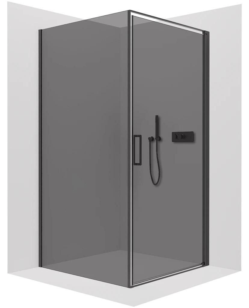 szkło ceramiczneO – Kabina prysznicowa Porte L/P – 8 mm – Zdjęcie produktu 