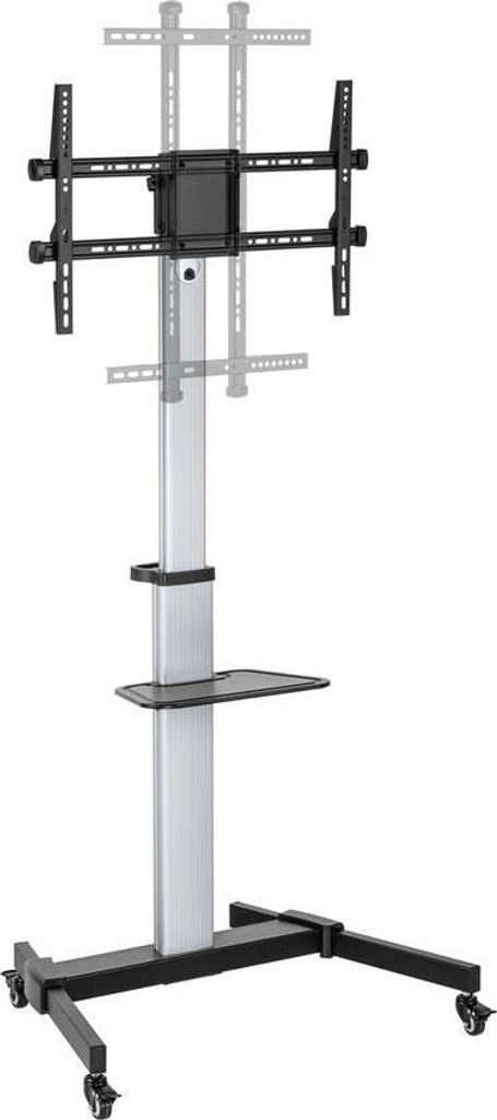 VDD TV Standard - TV Fuß - Monitor Standard - Mobil & in der Höhe verstellbar 140 bis 160 cm
