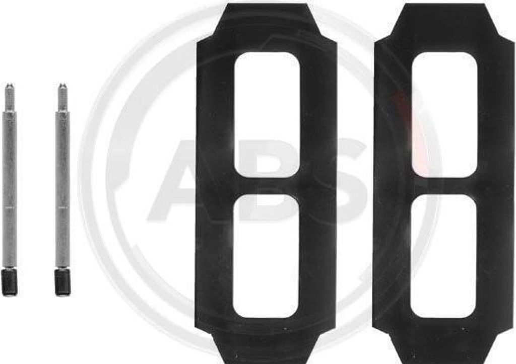 A.B.S. 0987Q Zubehörsatz, Scheibenbremsbeläge OE 0040987000 kompatibel mit T1, G-Klasse