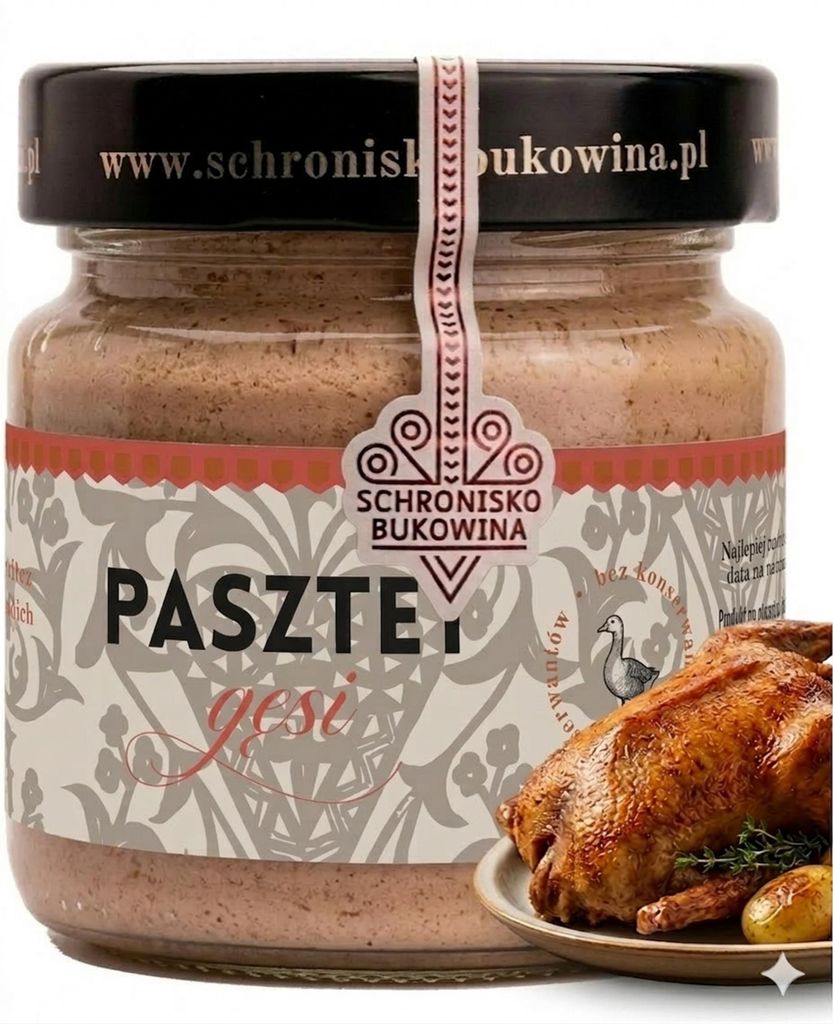 Pâté de canard, 160 g - Schronisko Bukowina Image du produit 