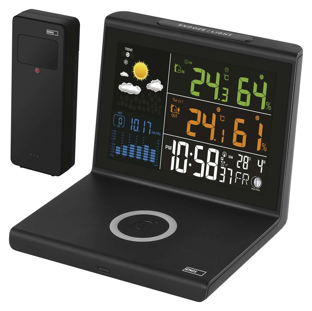 Wetterstation mit kabelloser Aufladung E8010