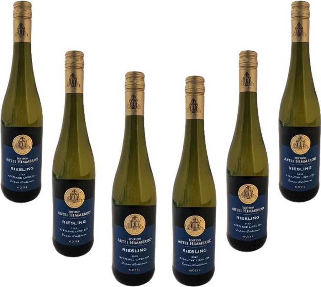 6x Abtei Himmerod Riesling Spätlese lieblich 8,5% 0,75L (D) Produktbild 