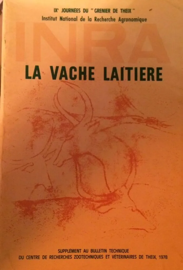 Bulletin technique Theix 1978 vache laitière supplément zootechnique