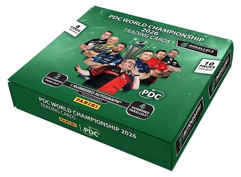 Panini Pdc World Championship Darts 2026 Sammelkarten   Produktbild 