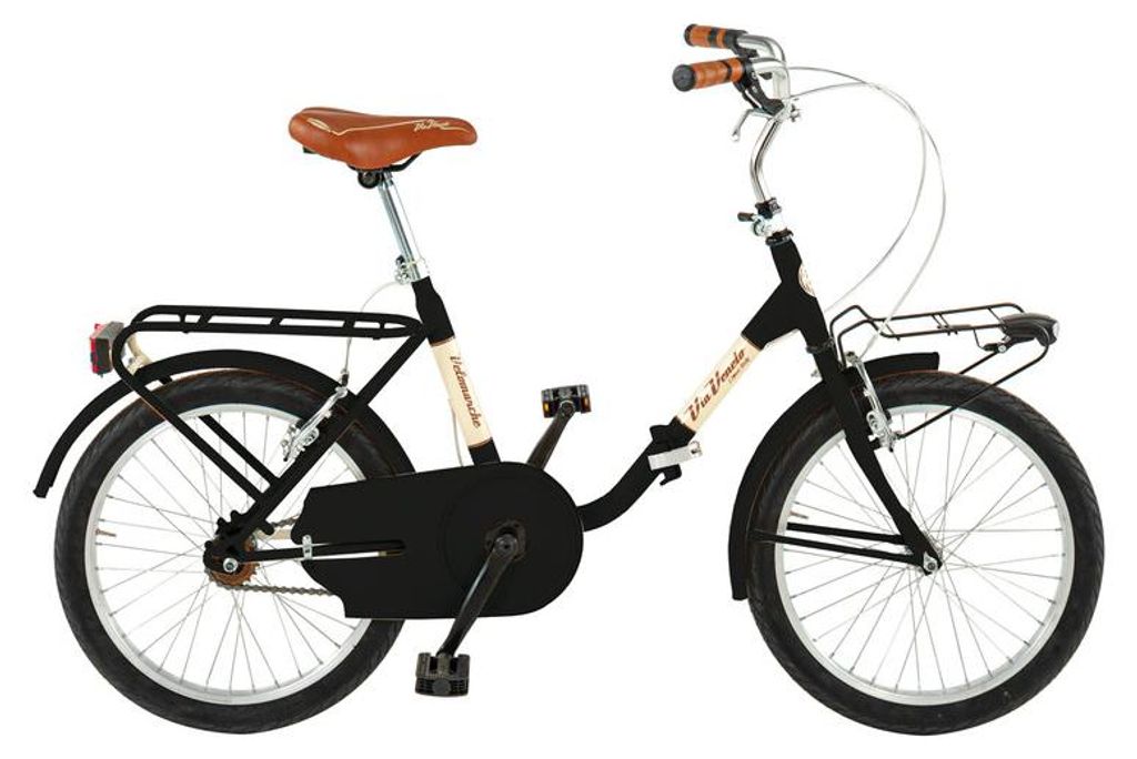 Via Veneto Klapprad Folding Mia 20” Schwarz