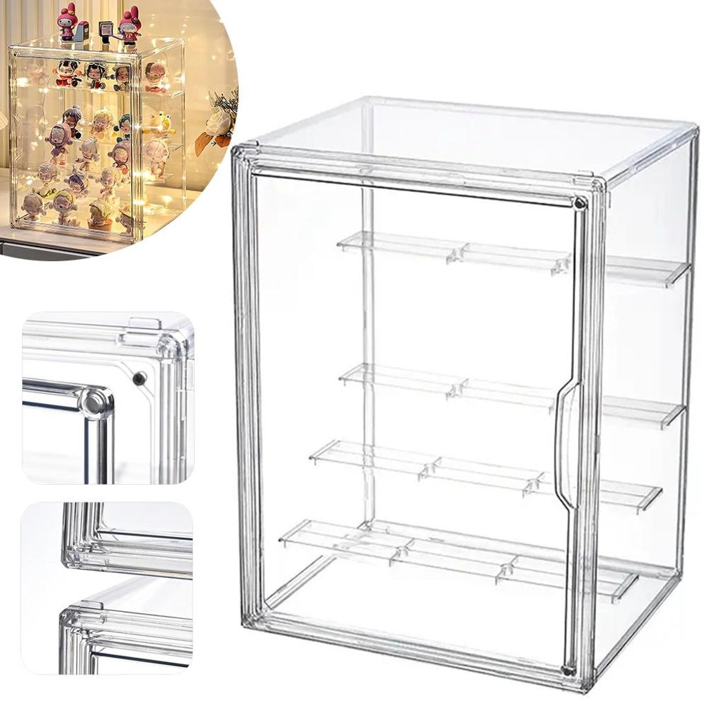 Schaukasten Vitrine, Acryl Vitrine, Vitrine Klein mit Tür Produktbild 