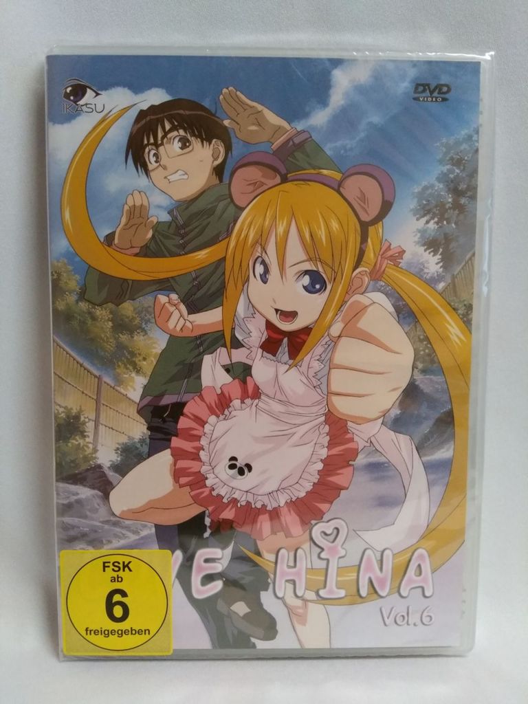 Love Hina Vol. 6 Episode 21 - 24 - IKASU Manga Anime - FSK 6 - DVD PAL 2 NEU