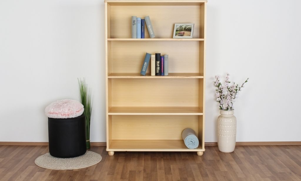 Regal - 100 cm breit, Kiefer Holz-Massiv, Farbe: Natur