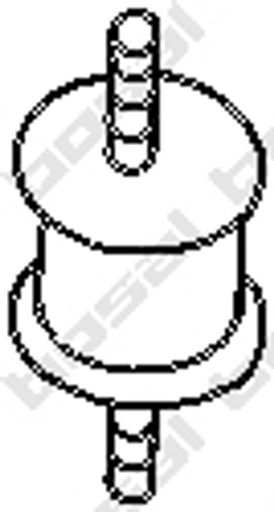 Bosal Anschlagpuffer, Schalldämpfer Mittelschalldämpfer 255-473