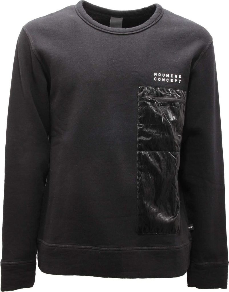 3594AP felpa uomo NOU- NOUMENO CONCEPT man sweatshirt black