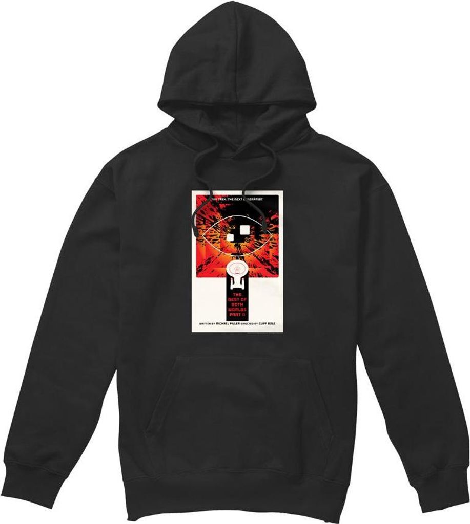 Star Trek - "The Next Generation Season 4 Episode 1" Kapuzenpullover für Herren TV7921 (XL) (Schwarz)