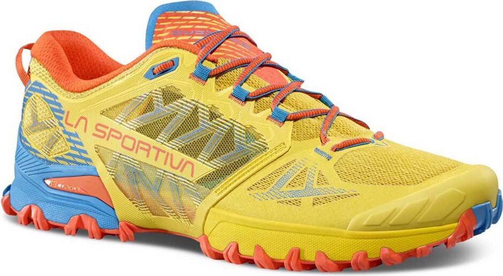Bushido III, Bamboo/Cherry Tomato, 46.5, La Sportiva Mountain Running , Shoes - La Sportiva