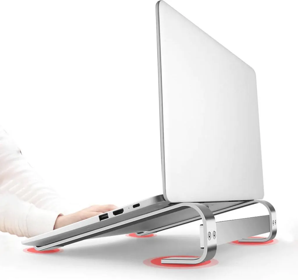 Simple S1 Stand Alluminio Nero per Laptop 18" e Tablet Professionali - 7