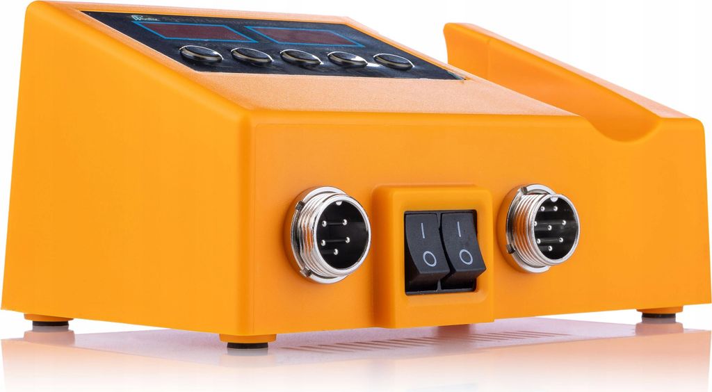 Rosfix 2-in-1 Lötstation (Heißluft und 900M) Rosfix Orange Husky OH660 Electric S Series + Rosfix Kunststoff-Heftgerät im Koffer + 200 Heftklammern