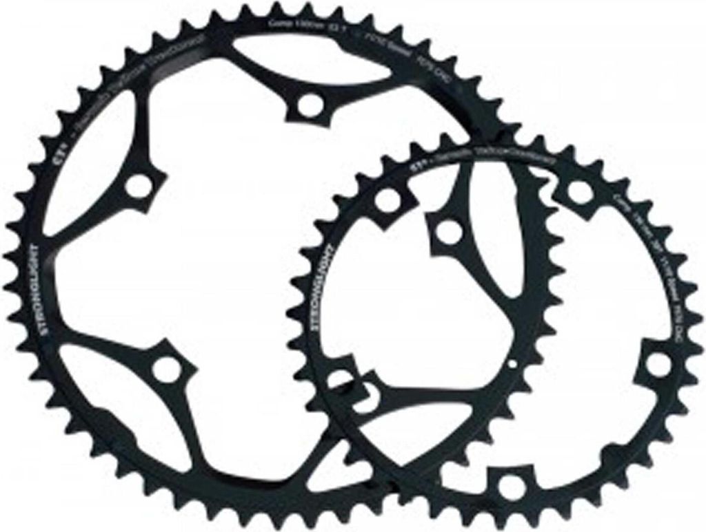 STRONGLIGHT 272604 Kettenblatt Type 130 S innen 42 Zähne,schwarz, 10/11-fach, schwarz (1 Stück)