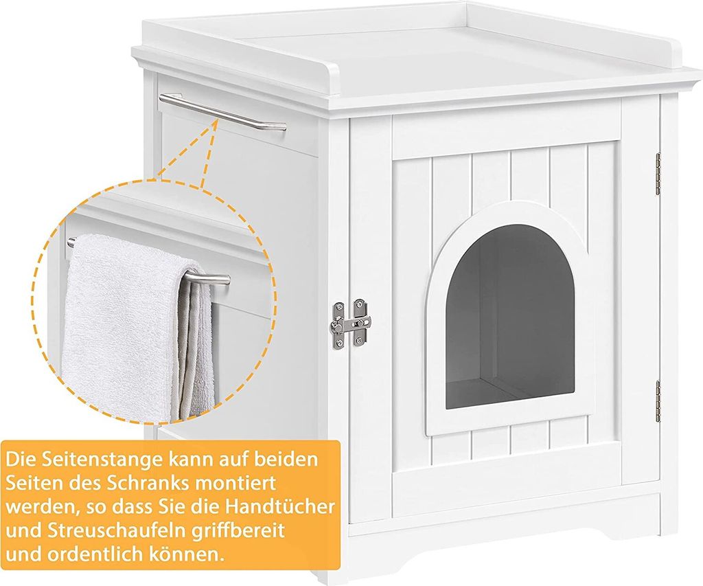 Yaheetech Katzenklo Schrank, Katzentoilette, Katzenhaus mit Produktbild 8