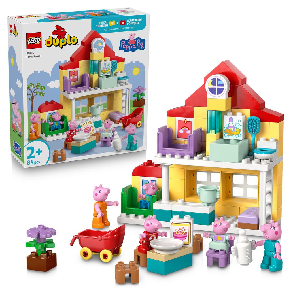 LEGO DUPLO Peppa Wutz Familienhaus - Lernspielzeug zur Produktbild 