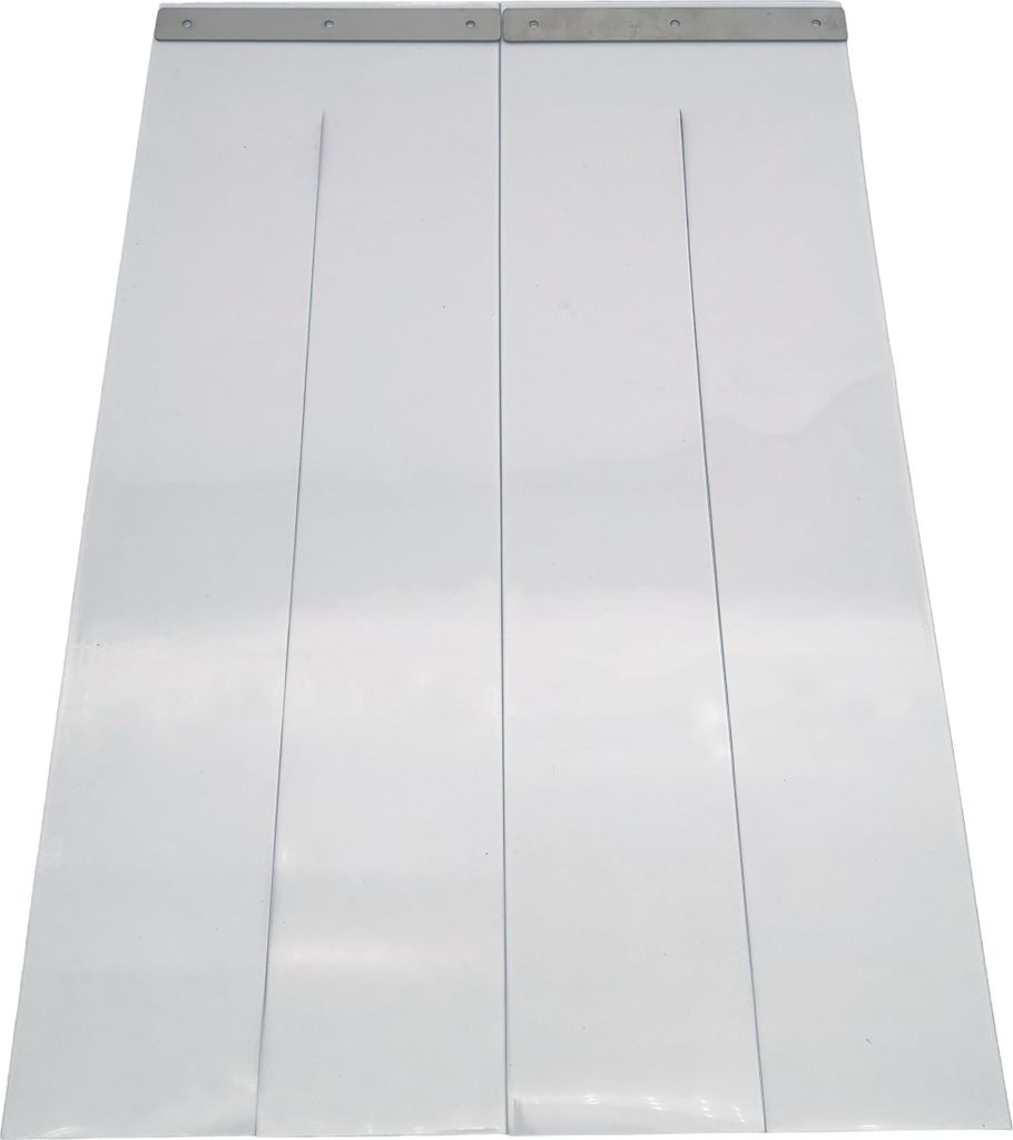 Zettl GmbH Lamellenvorhang für Kleintiere, BxH 40x40cm. PVC Streifenvorhang für Hundehütten, Katzenklappen, Ställe, Öffnungen im Gartenhaus, i...