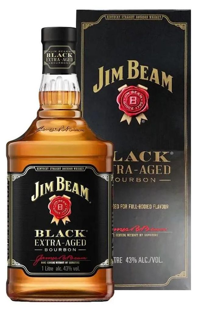 Jim Beam Black Extra Aged Kentucky Straight Bourbon Whiskey Immagine del prodotto 