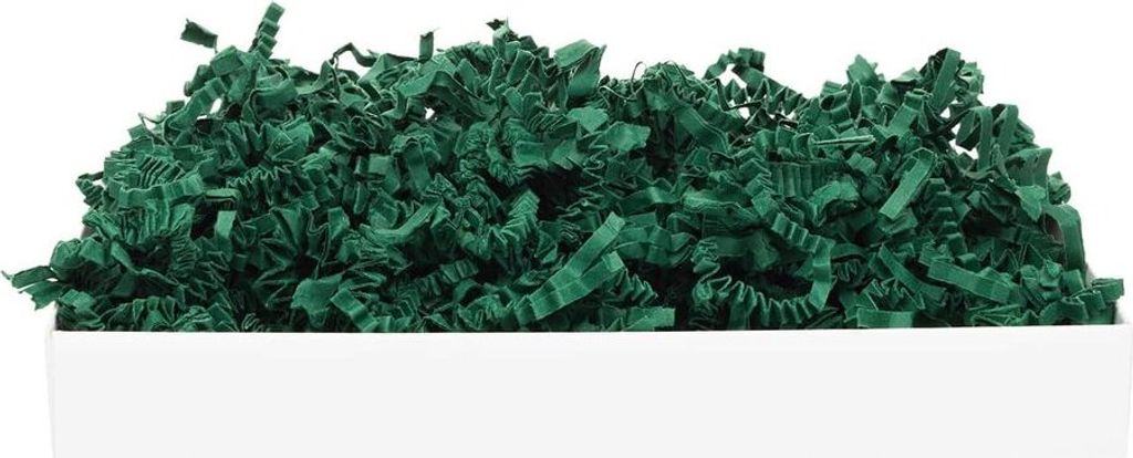 SizzlePak Waldgrün – 1 kg Füllmaterial aus Papier für Geschenke & Pakete