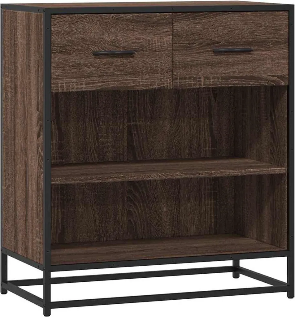Offerta Credenza 68cm Rovere Marrone - Mobile Multiuso Low Cost