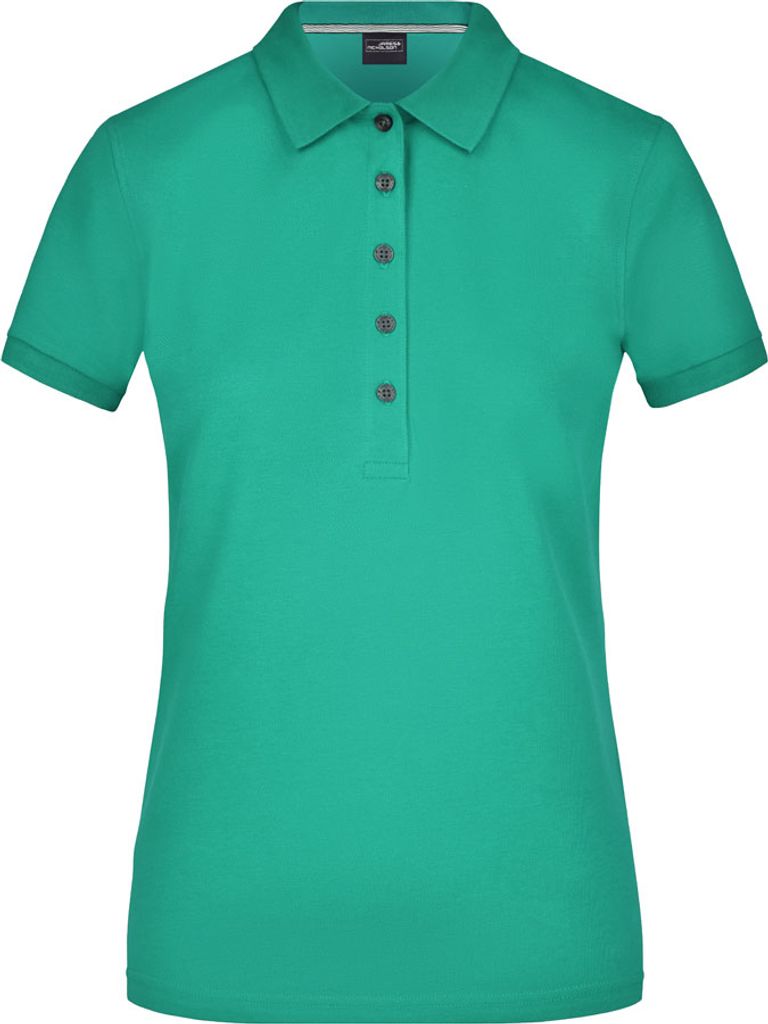 Ladies' Pima Polo Poloshirt in irish-green, Gr. XL