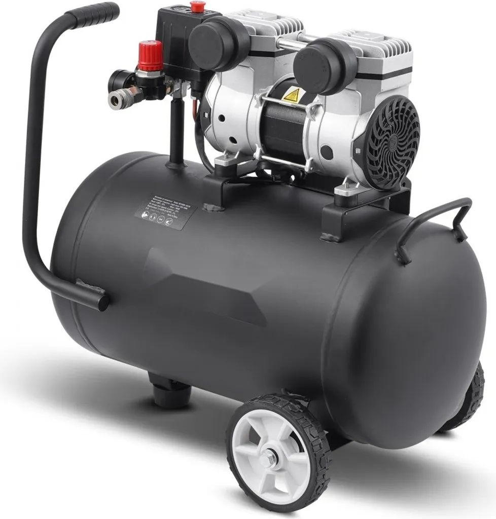 Compresseur silencieux 30 litres 650W sans huile pour usage domestique