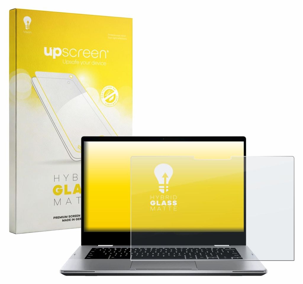 upscreen Entspiegelungs Schutzglas für ASUS Chromebook Flip CX1 CX1400FKA Schutzfolie Panzer Folie Glas Display Schutz matt