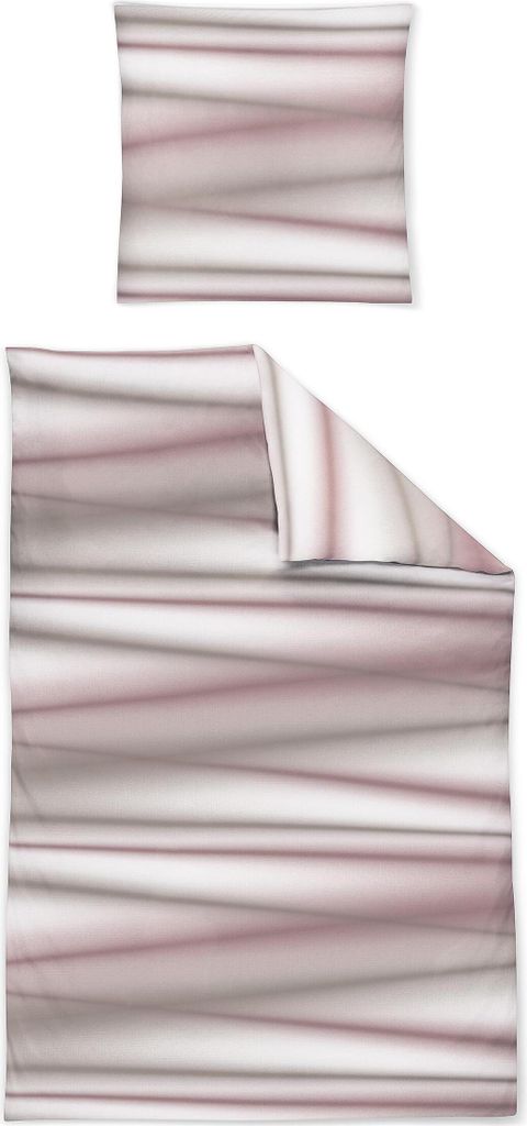 Irisette Bettwäsche Capri 8050 Mako-Satin l Größe 155x220 cm l Farbe 60 Rosa