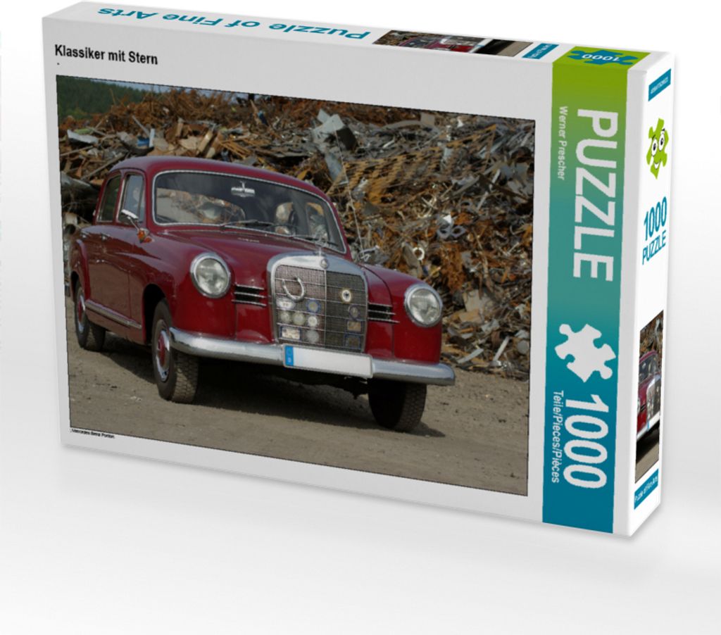 CALVENDO Puzzle Klassiker mit Stern | 1000 Teile Lege-Größe 64x48cm Foto-Puzzle für glückliche Stunden