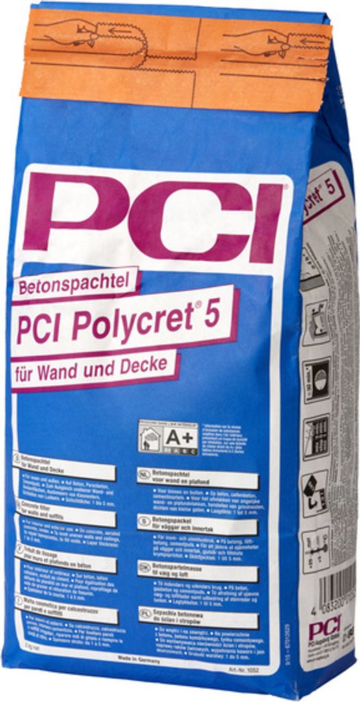 PCI Polycret 5 "Betonspachtel", versch. Größen-5 kg