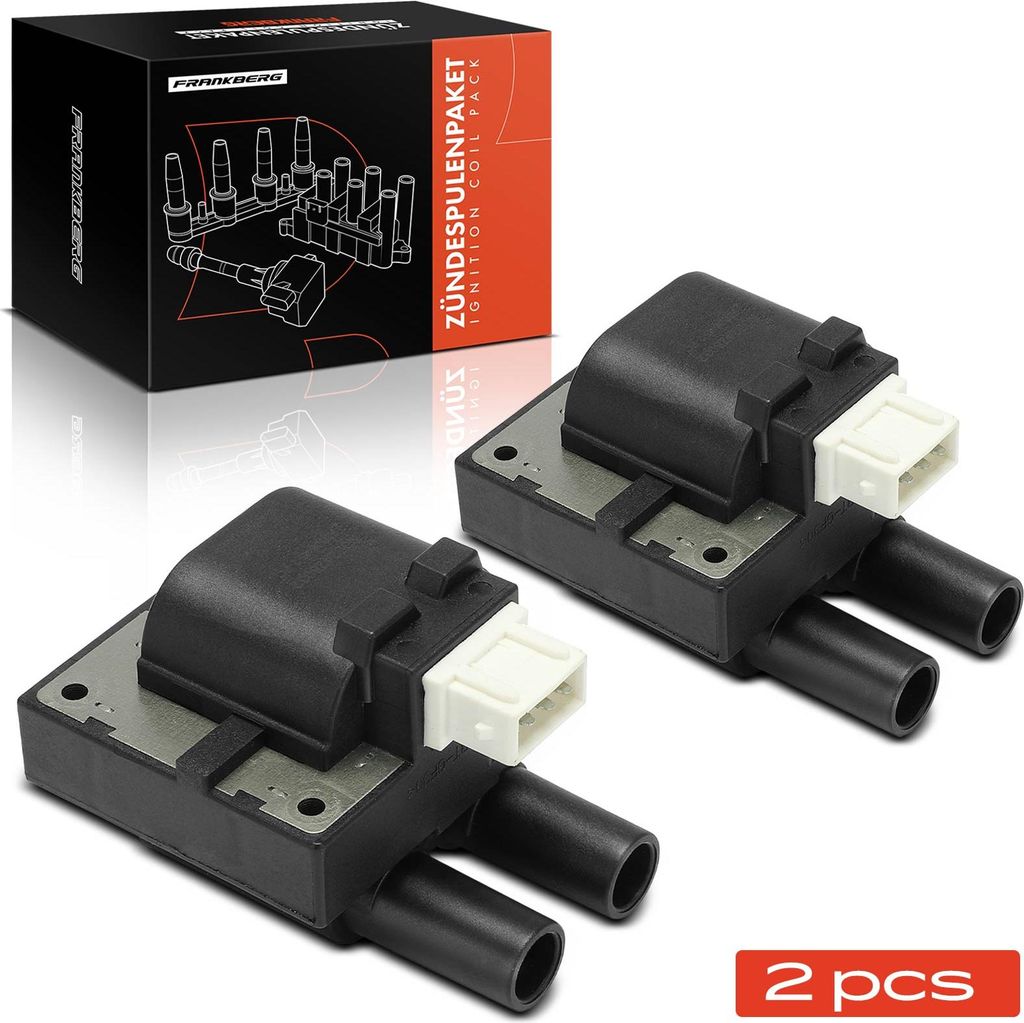 Frankberg 2x Zündmodul Zündspule für Renault Clio II Kangoo Express Megane I Cabriolet Coach Klasseic Scenic