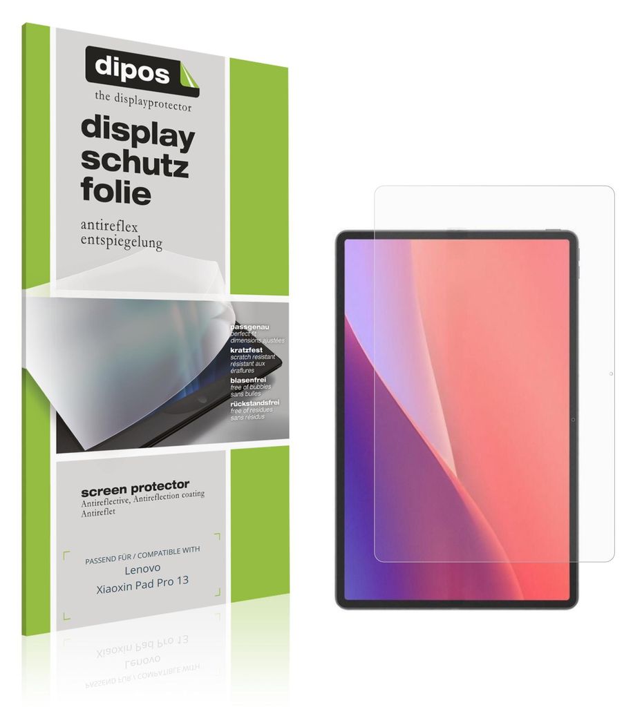2x Schutzfolie für Lenovo Xiaoxin Pad Pro 13 matt Displayschutzfolie Folie Display Schutz dipos