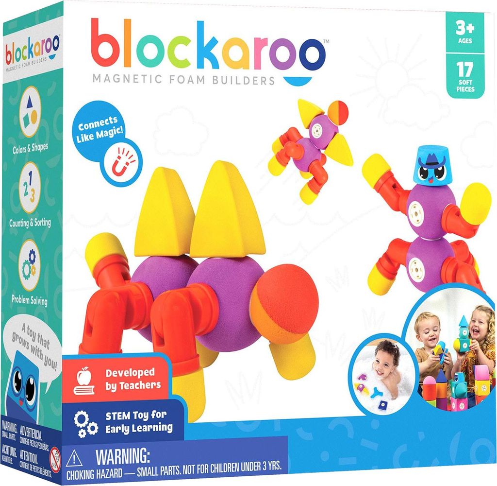 Blockaroo Magnetic Foam bloque les animaux, 17dlg. Image du produit 