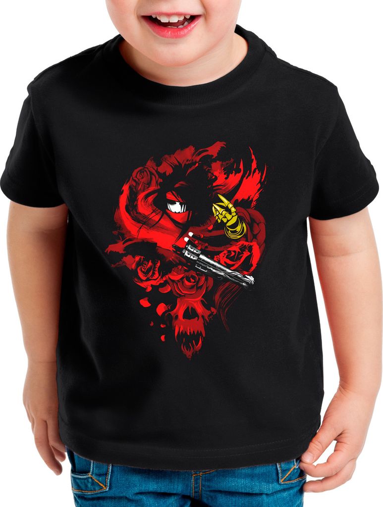 style3 Vincent Valentine Kinder T-Shirt anime cloud chocobo sephiroth
