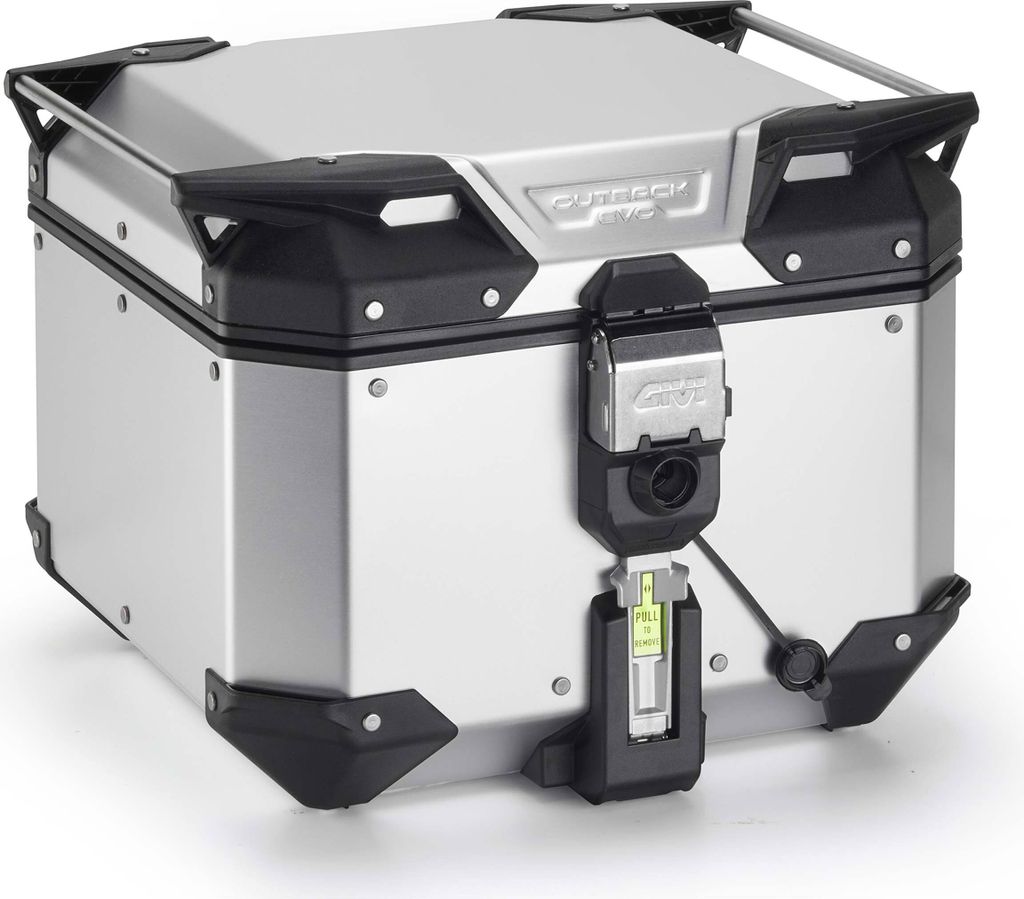 GIVI TREKKER OUTBACK EVO SMART Monokey-Topcase anodisiert 42L