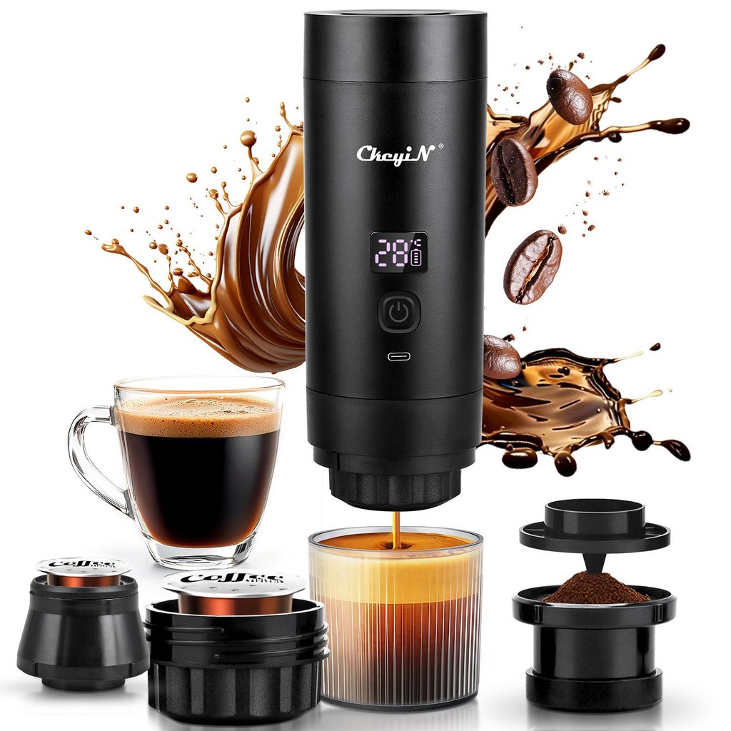 CkeyiN Tragbare Elektrische Espressomaschine mit Produktbild 