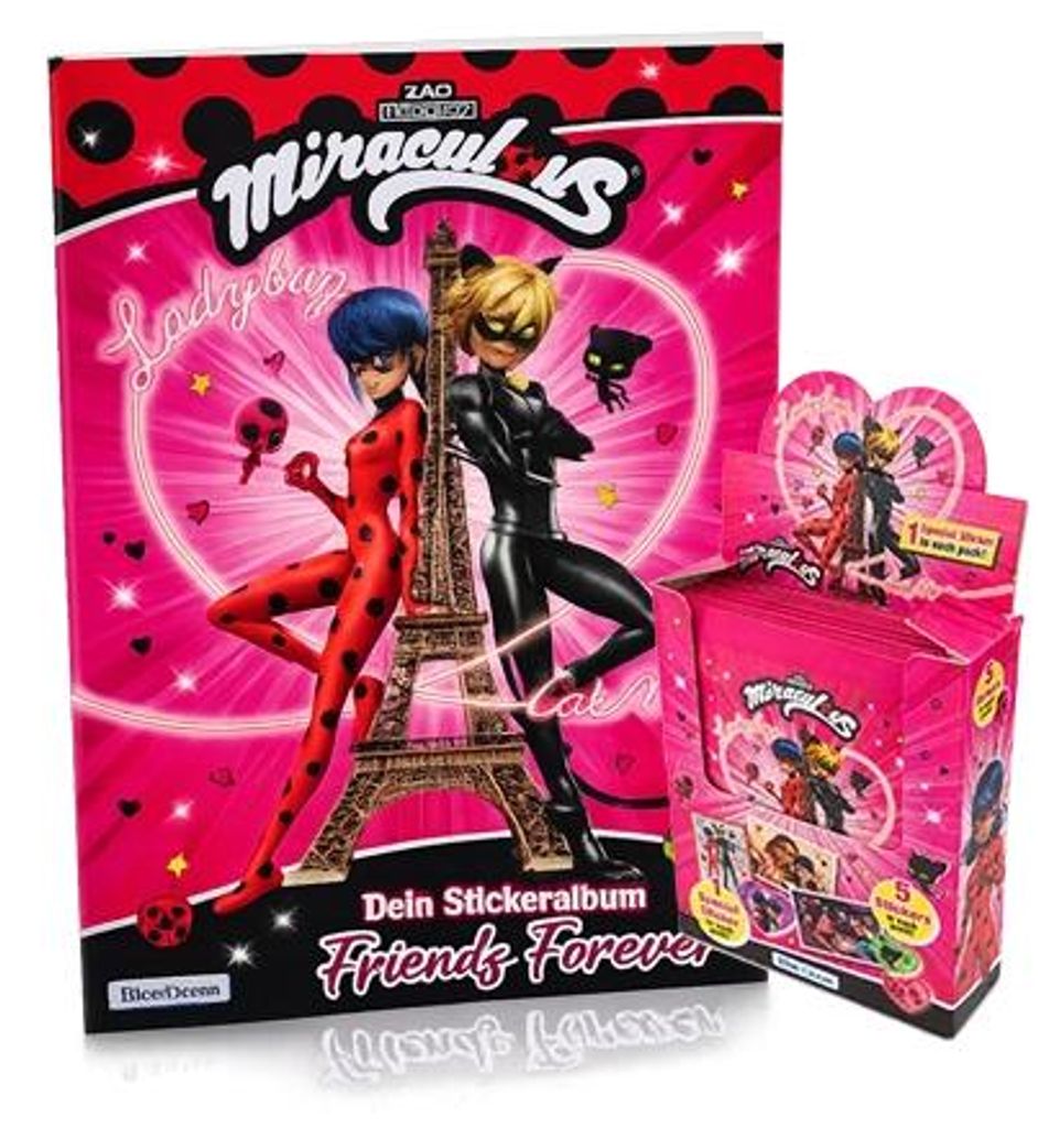 Blue Ocean Miraculous Ladybug Friends Forever Stickeralbum Produktbild 