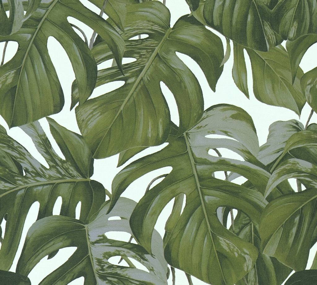 Michalsky Living Palmentapete Dream Again tropische Tapete Vliestapete grün blau 10,05 m x 0,53 m