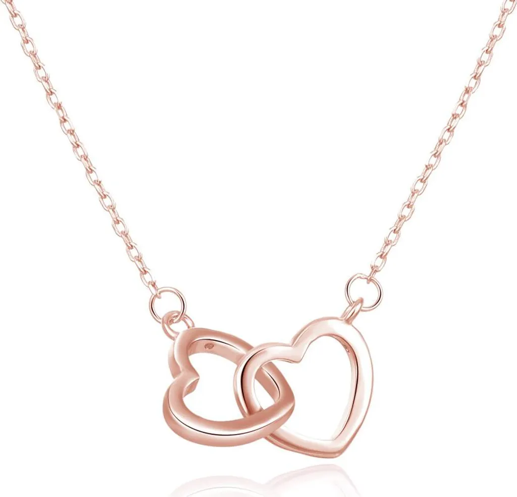 Collana Cuori Bronzallure Rose Gold AGS1327/47-ROSE - Made in Italy