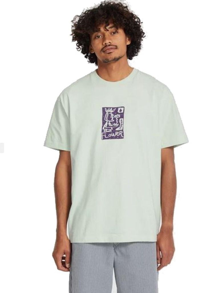 Volcom T-Shirt Flowatch Cloud Blue : L Größe: L