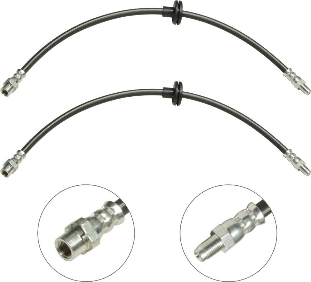 RIDEX 83B0704 Bremsschlauch Vorne für BMW X5 (E53)
