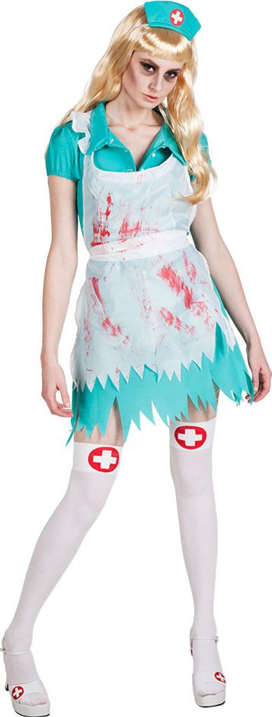 Boland Kostüm Bloody Nurse grün weiß S/M