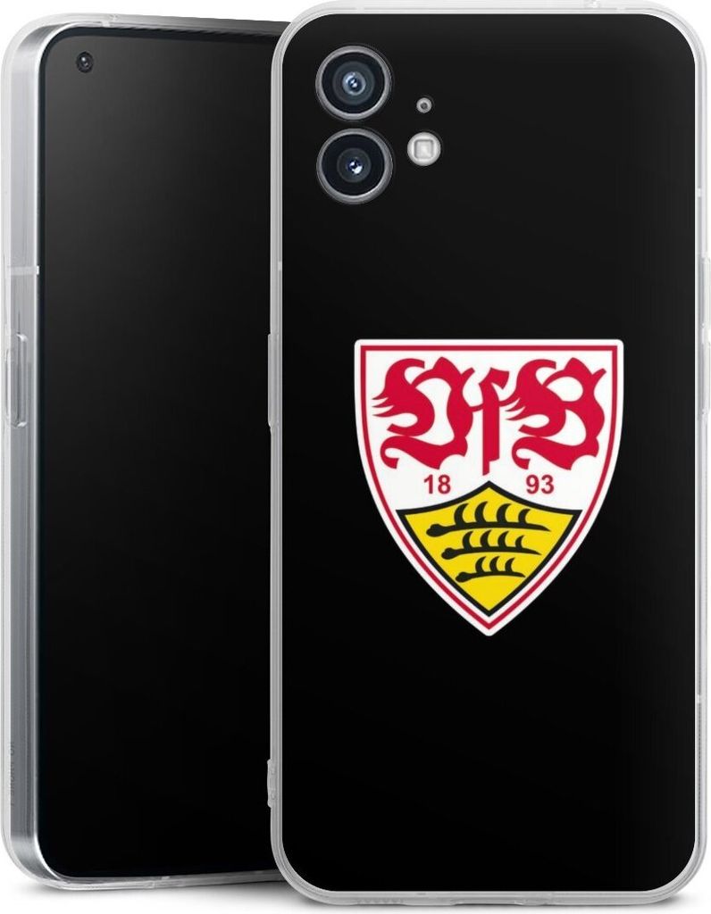 DeinDesign Handyhülle für Nothing Phone 1 Silikon Hülle Case Smartphone Schutzhülle Offizielles Lizenzprodukt VfB Stuttgart Wappen