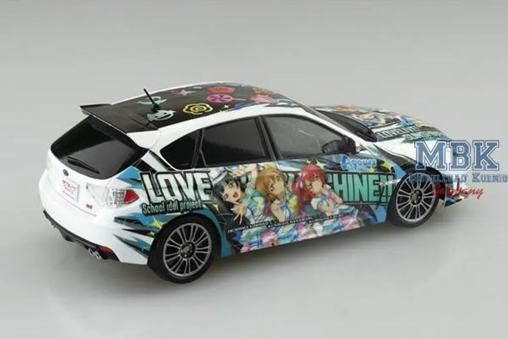 Maquette de voiture Subaru Impreza WRX STI 10 Itasha n2 Aoshima 1/24