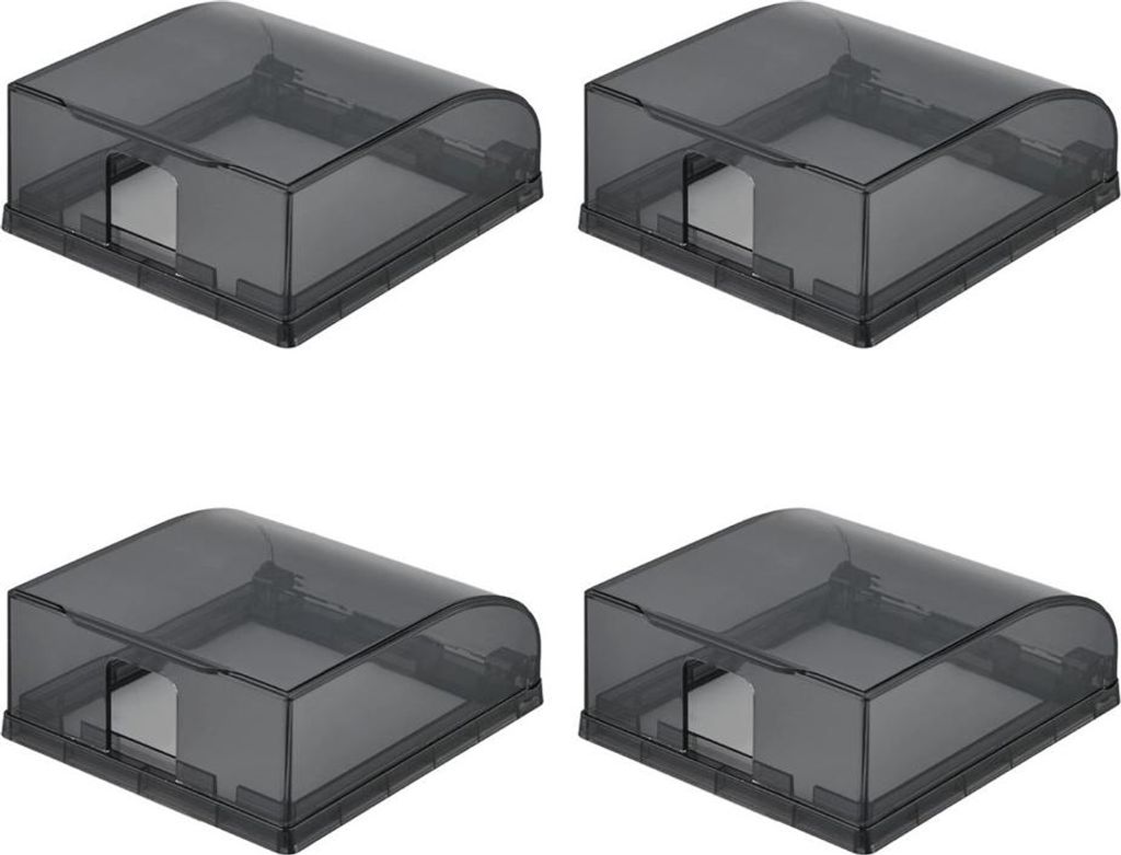 INF 4er-Pack Steckdosenschutz, 86 Typ Badezimmer Wasserdichte Box, Selbstklebend