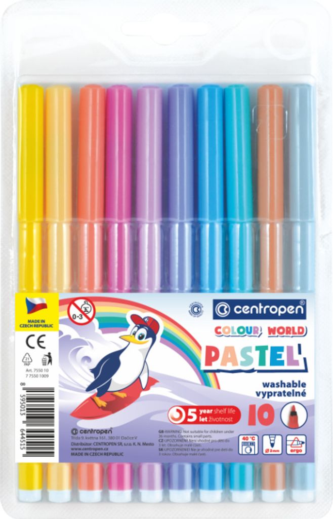 pennarello 7550/10 Mondo Colore pastello Immagine del prodotto 